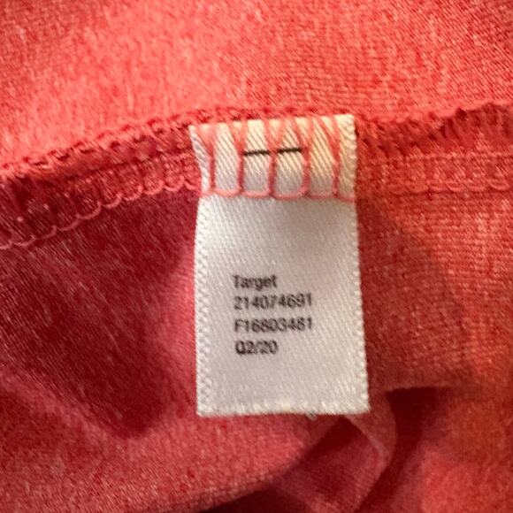 All in Motion F16803481 Women’s Tee Coral / Melon Sz M EUC - Picture 5 of 5